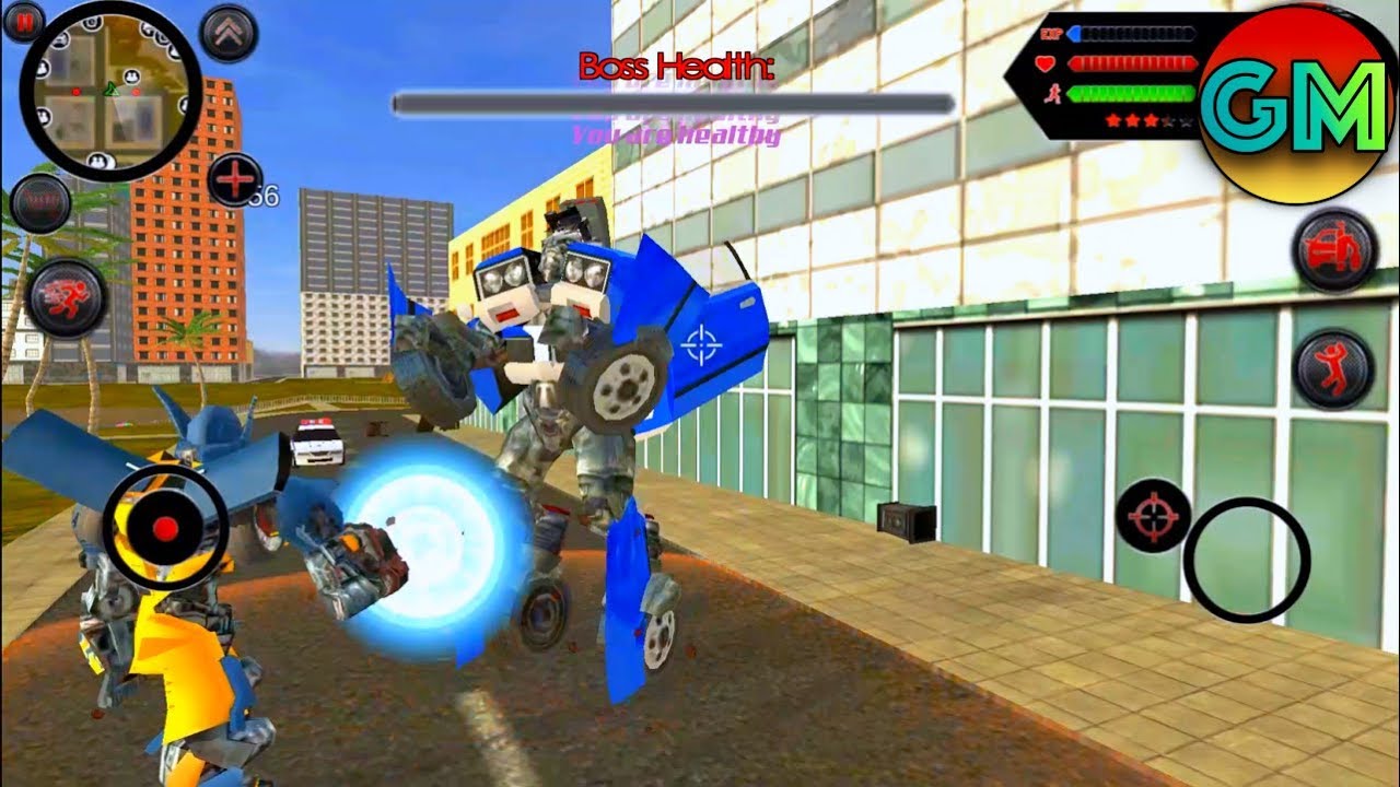 Robot Shark #Muscle Car Robot | by Naxeex Robots | Android GamePlay HD