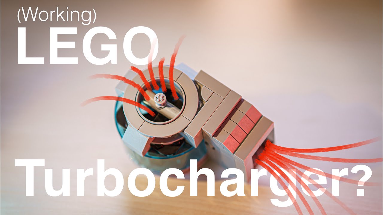 Lego turbocharger tutorial | 10k+ RPM