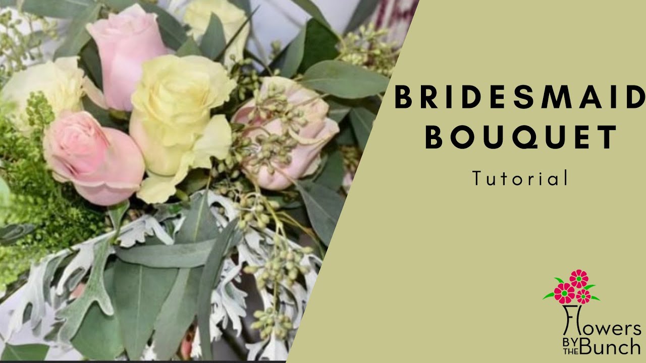 Bridesmaid Bouquet with Armature - Flowers by the Bunch