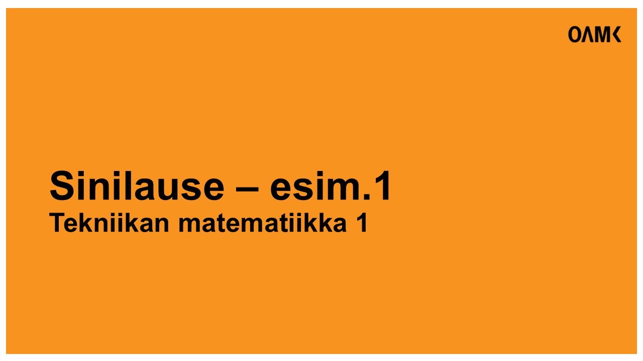 Sinilause - esim.1