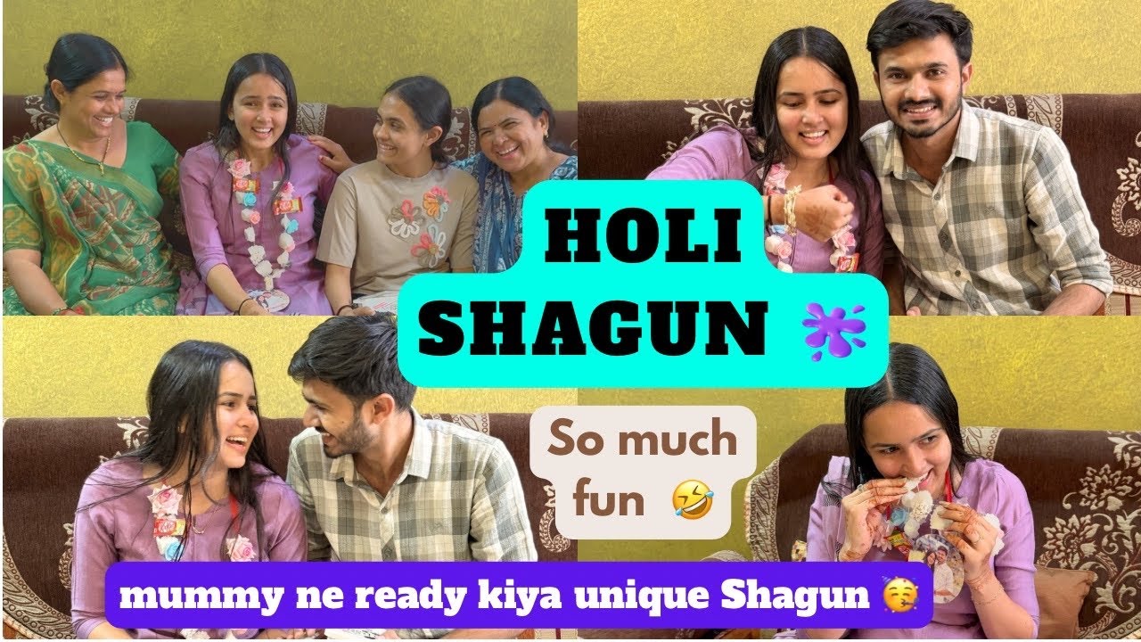 Holi ka shagun leke aaye aur itna sara COMEDY Ho Gaya 🤣🤪 | Family vlog | Swati Sanket Panchal vlog