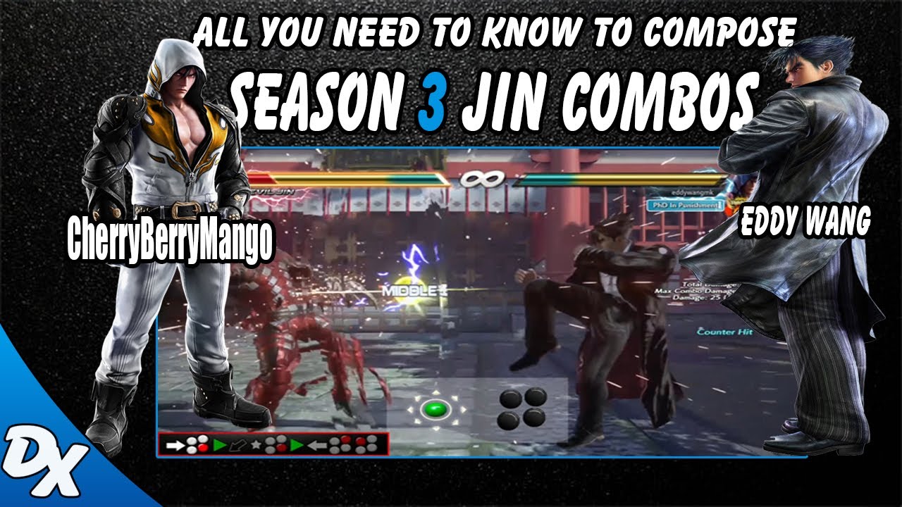 TEKKEN™7 - How to do Jin Season 3 combos and deep microdash combos with CherryberryMango