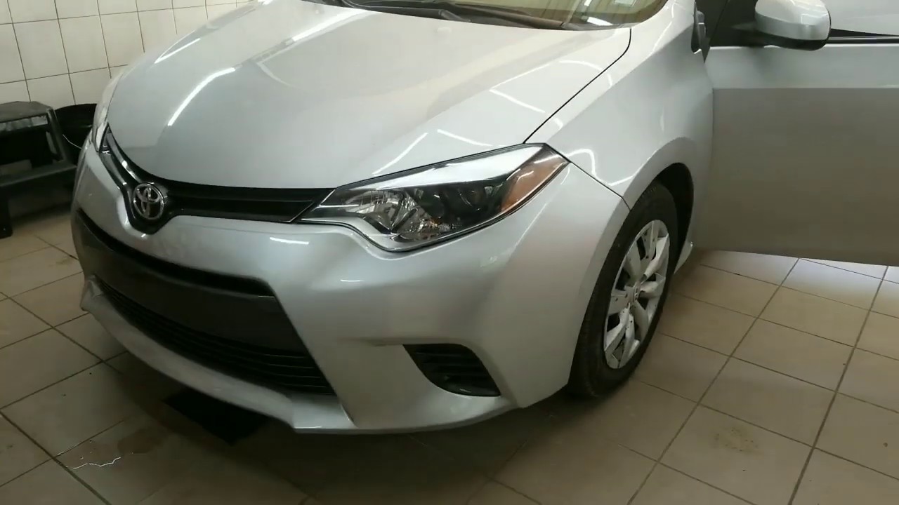 Toyota Corolla interior detailing