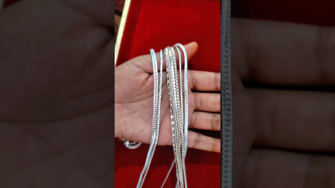 Light weight silver chains #silverchaindesign #lightweightjewellery