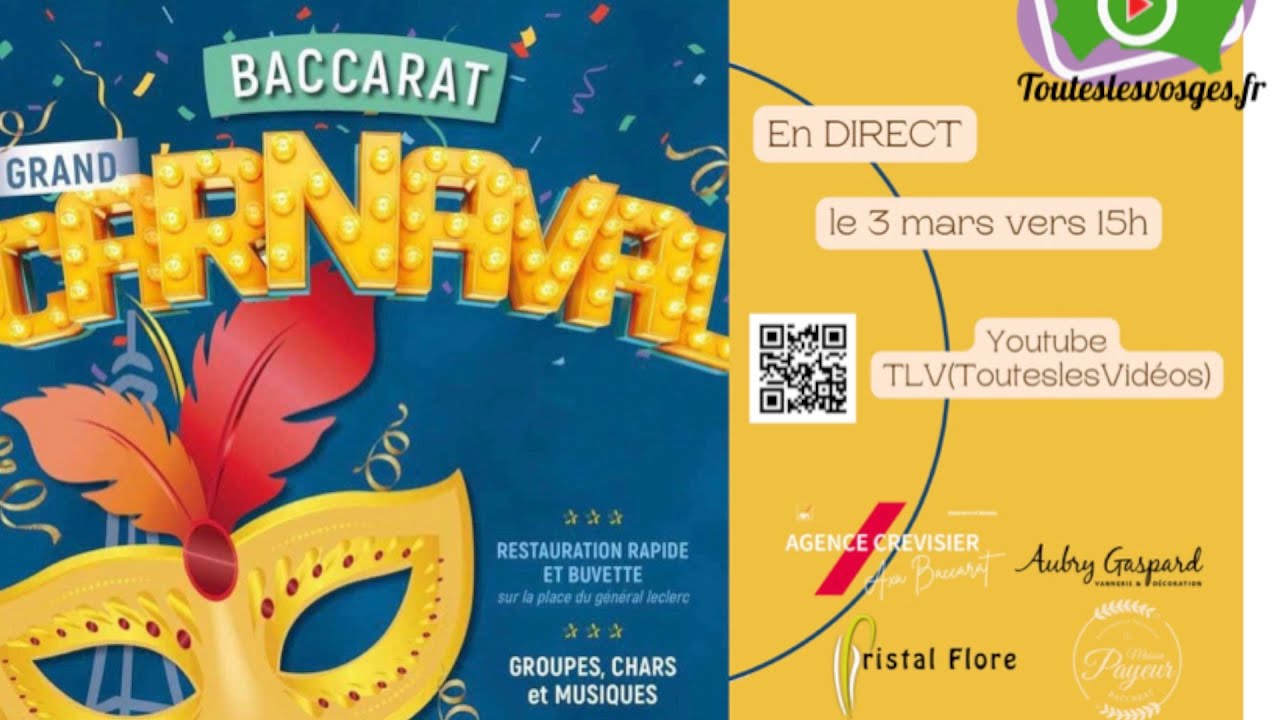 Direct du carnaval de Baccarat du 3 mars 2024