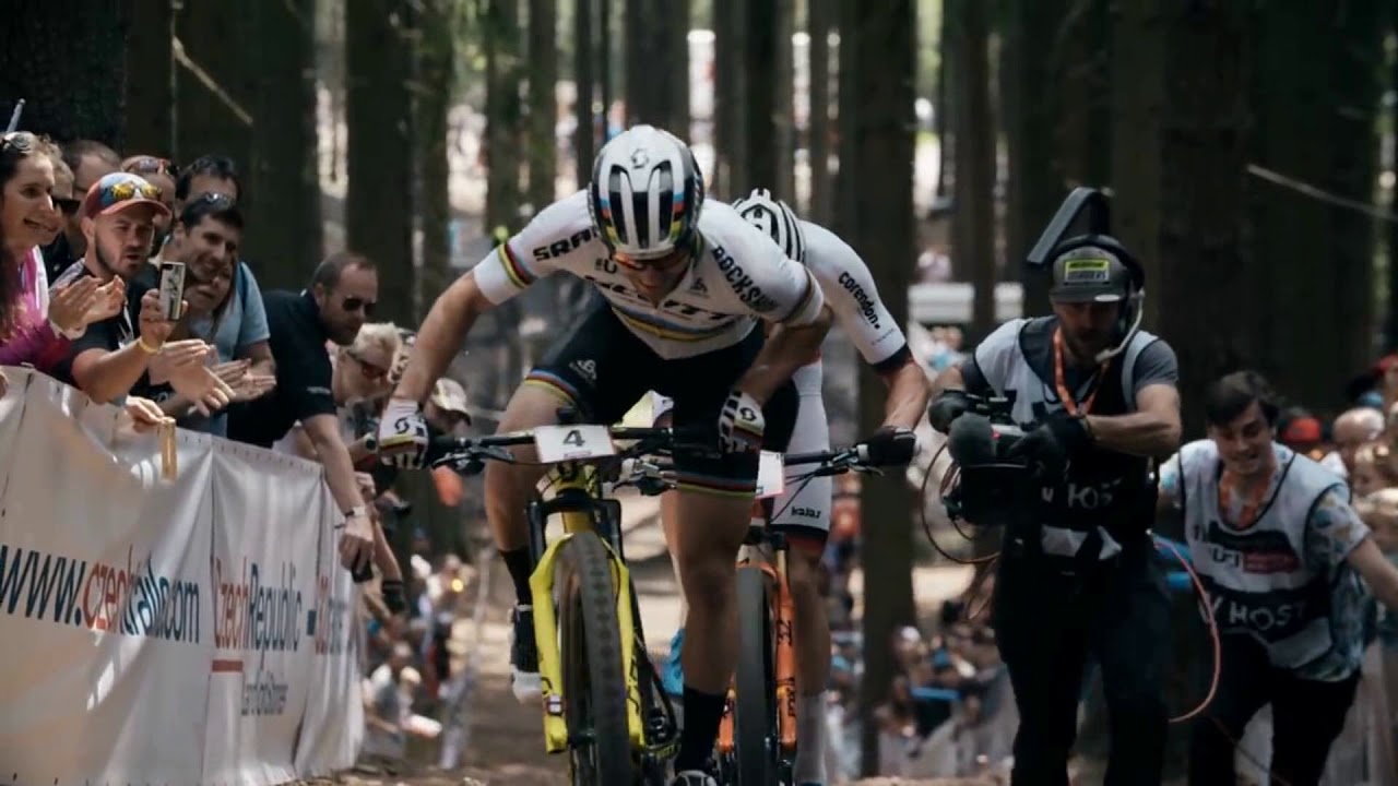 Mathieu van der Poel-VS-Nino Schurter/ Escape/MTB World Cup 2019