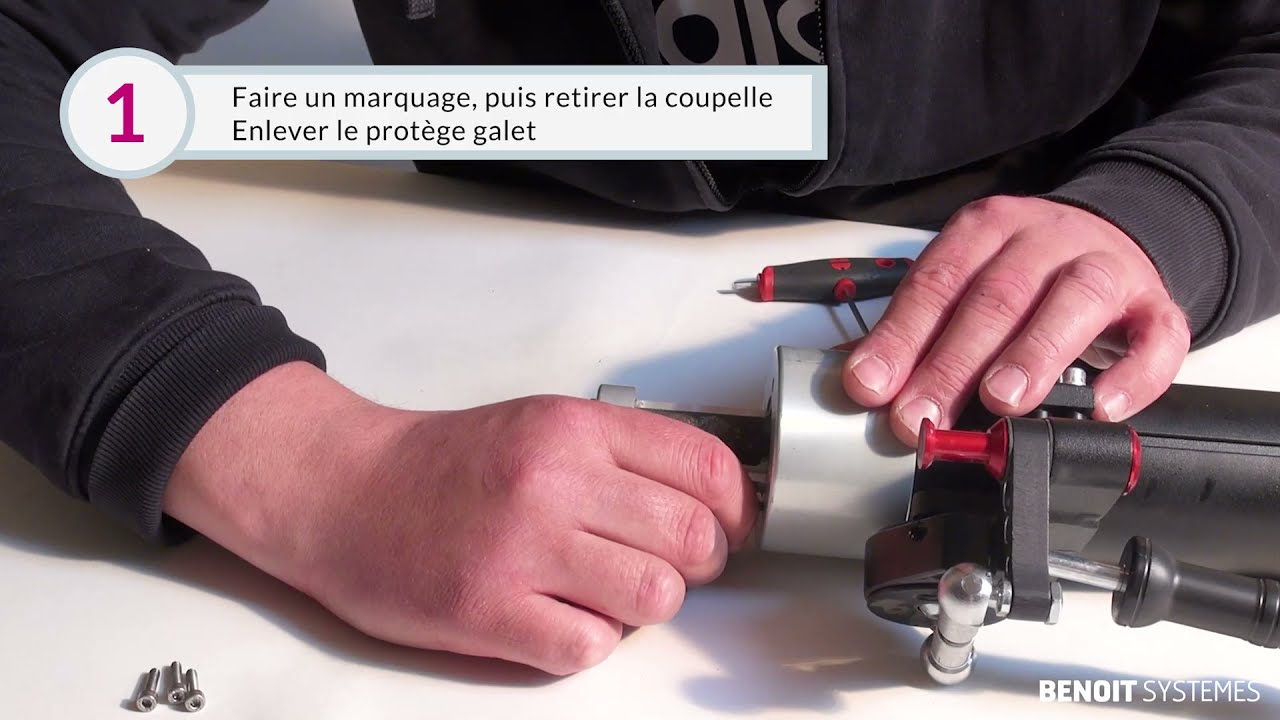 Les tutos Benoit Systemes - Changement des galets Ø18 (400-084) et kit colle (400-073)