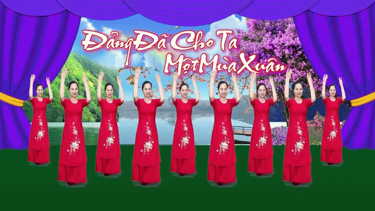 Đảng đã cho ta một mùa xuân - Khiêu vũ Mai Lương - Học nhảy dân vũ