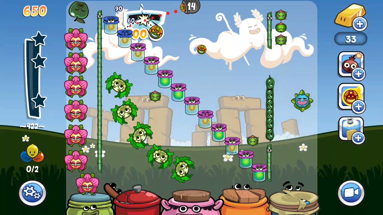 papa pear saga level 422 no boosters NEW