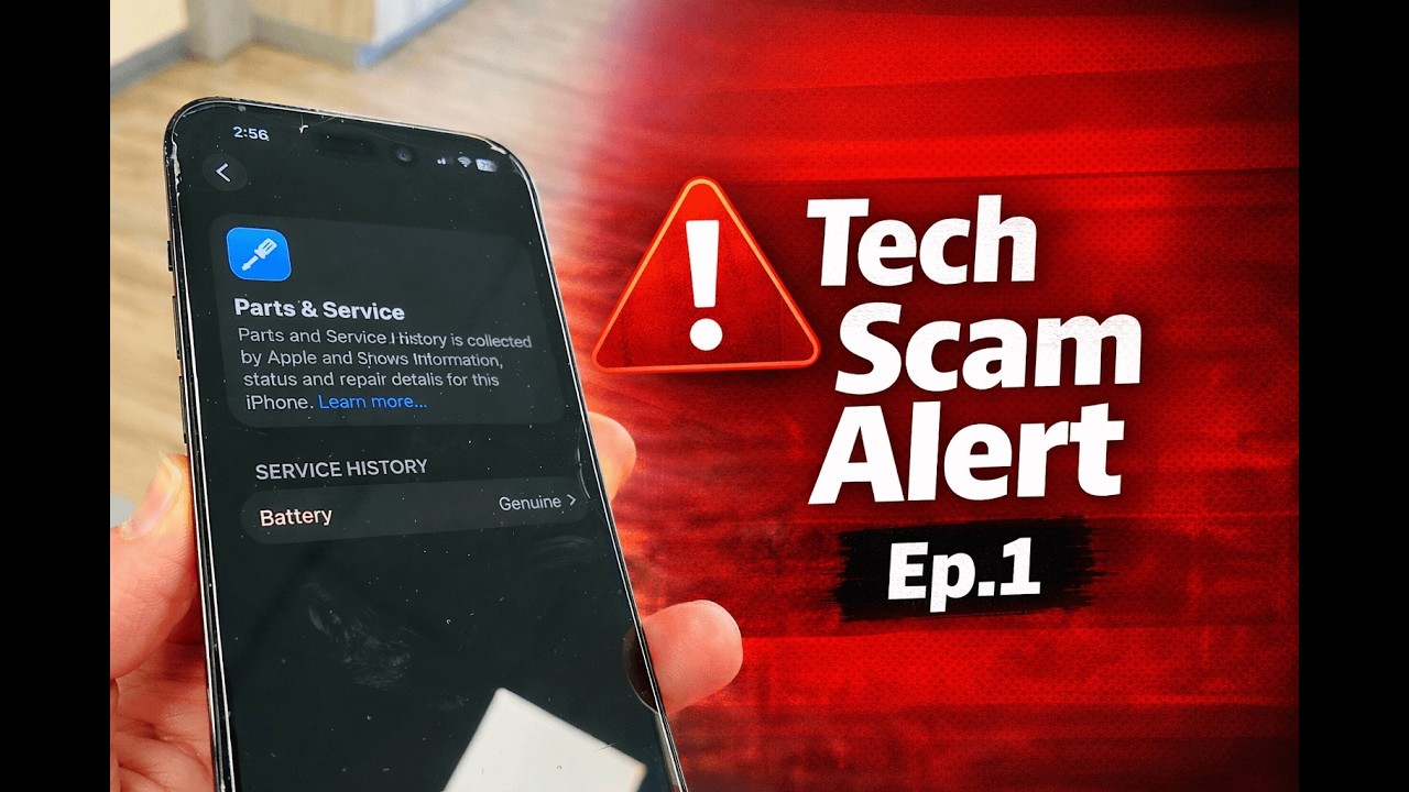 Tech Scam Alert- ⚠️Fake iPhone Battery Replacement | Ep. 1