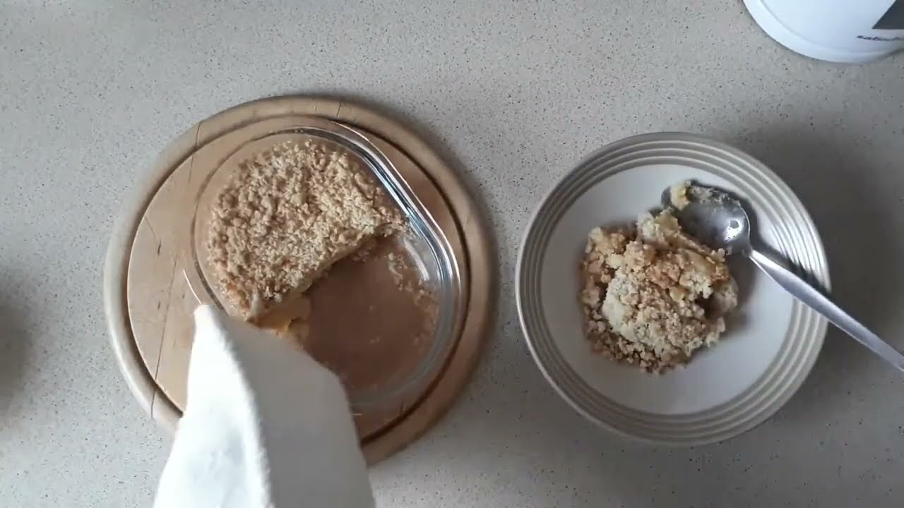 Delicious Apple Crumble and Custard, 3 Years Ago, Sheila's Cooking