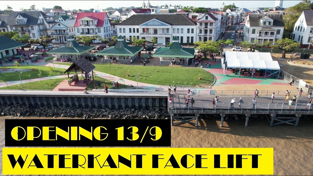 Opening Waterkant face lift, Suriname 13 september 2025.