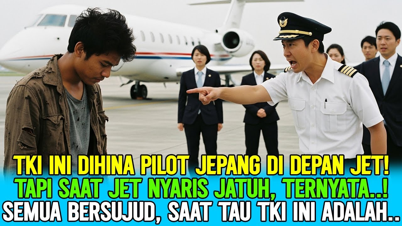 TKI INI DIHINA PILOT JEPANG DI APRON BANDARA... TAPI SAAT PESAWAT NYARIS JATUH, HANYA DIA DIPANGGIL!
