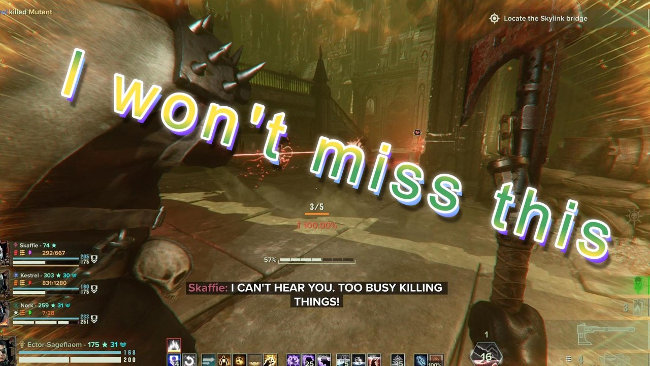 Darktide, Auric, Cartel's favour, So thicc, you can cut it