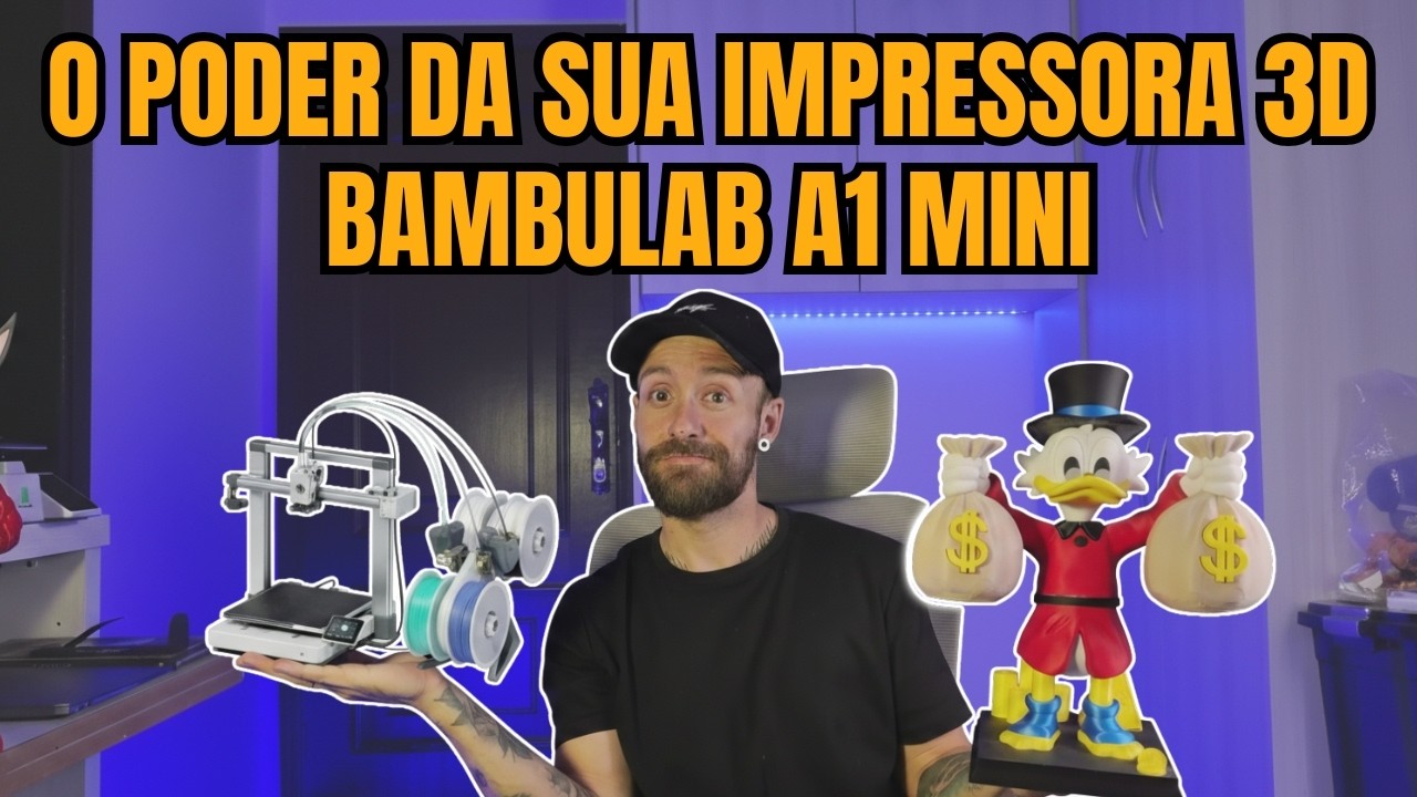 O PODER DA SUA IMPRESSORA 3D BAMBULAB A1 MINI - O QUE ELA É CAPAZ DE IMPRIMIR?