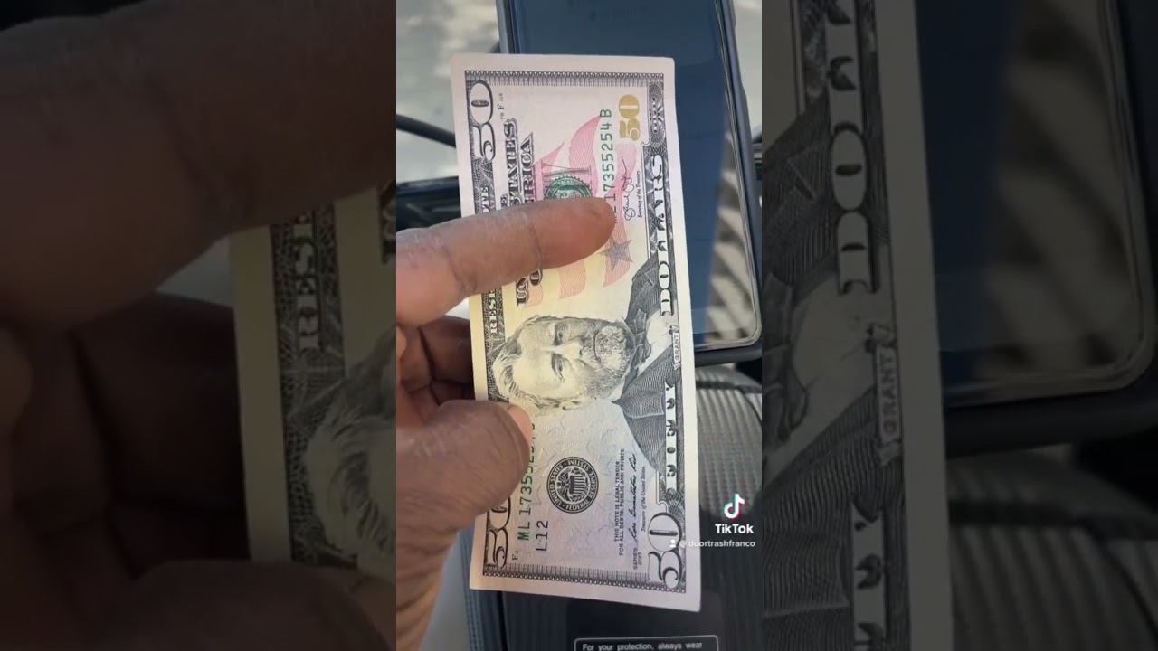 $50 CASH TIP upon delivery. #tictok #doordash #doordashdriver #mandatory