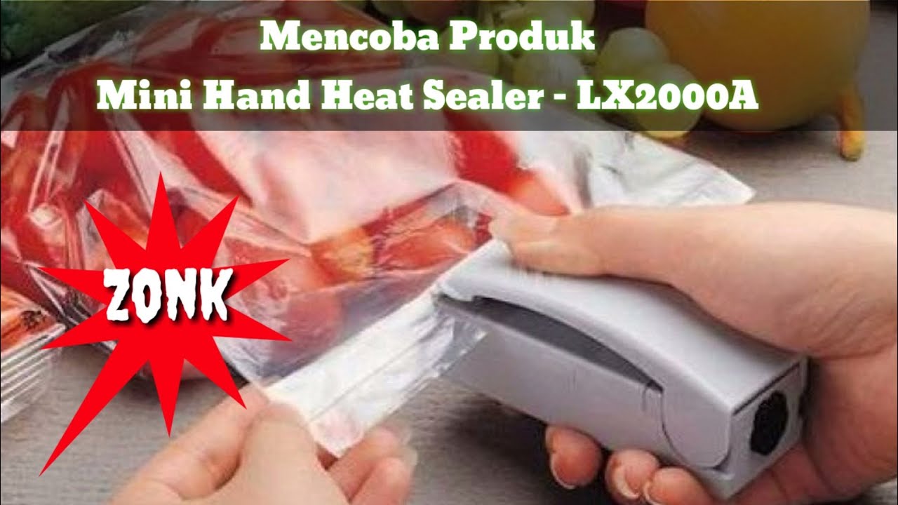 Review Alat Perekat Plastik Mini Hand Heat Sealer - LX2000A
