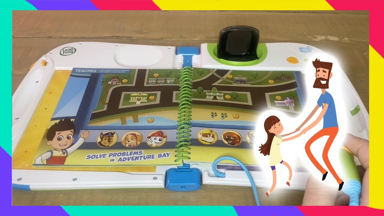 Paw Patrol Leapfrog Leapstart 3d Book Reading - Daddy Daughter Play