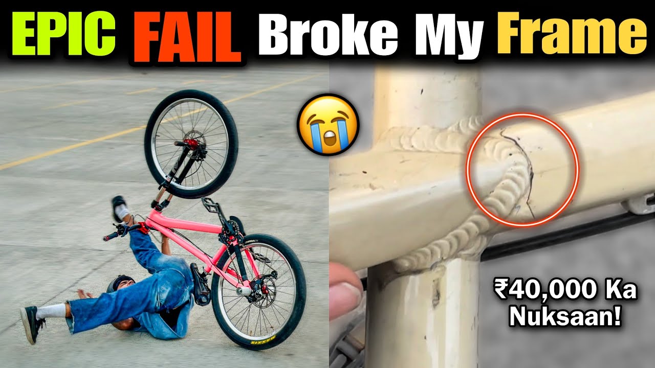 Epic Cycle Stunt FAIL – Bohat Nuksaan Hogaya!😭