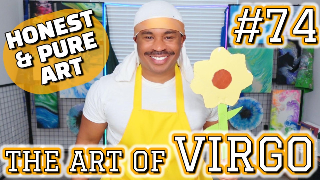 VIRGO part 1: Airy, Flowy Etheral Fluid Art | Lives Are Really Cool #74 |