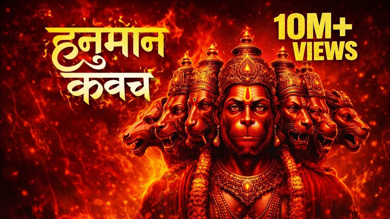 Panchmukhi Hanuman Kavach | पंचमुखी हनुमान कवच | Hanuman Kavach Powerful Mantra For Protection