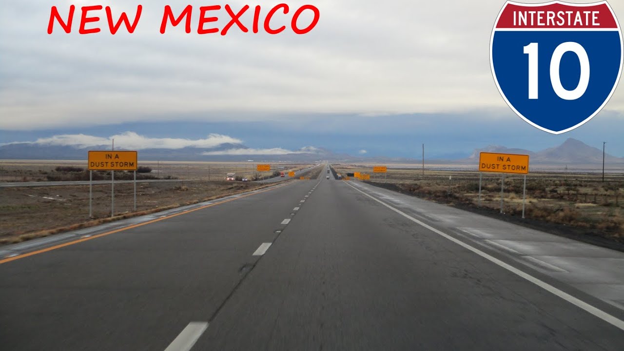 Interstate 10 - New Mexico westbound [FULL LENGTH VIDEO]