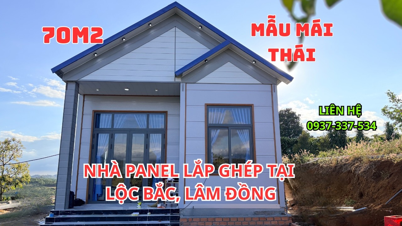 🏠 HOÀN THIỆN NHÀ PANEL LẮP GHÉP TẠI LỘC BẮC – BẢO LÂM, LÂM ĐỒNG