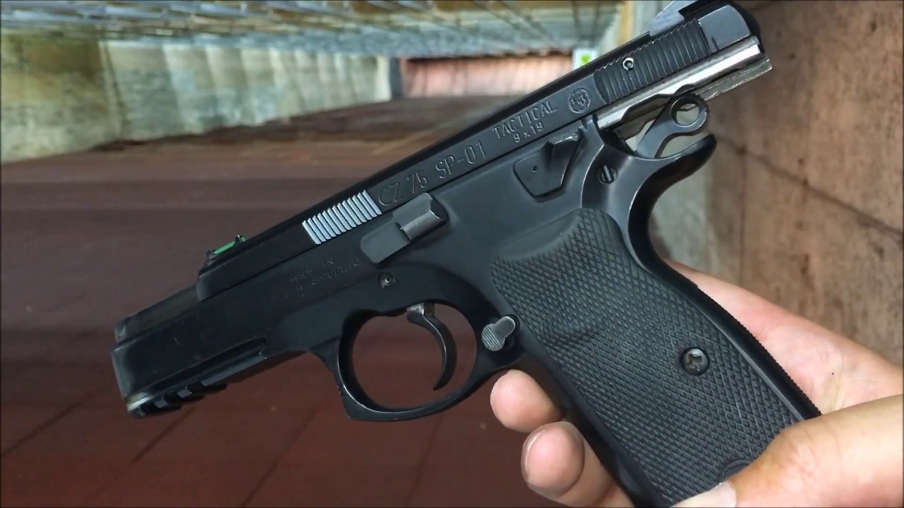 CZ 75 SP01 TACTICAL essai