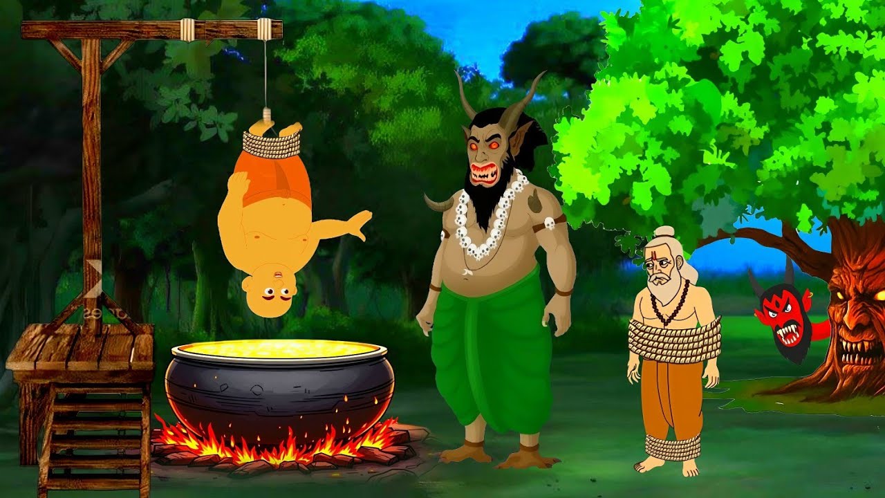 अढ़य्या और राक्षस | रहस्यमयी । Moral Stories | Stories In Hindi। Story Video