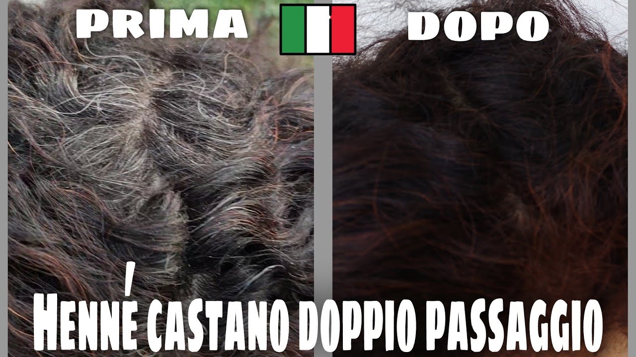 Henné castano passo a passo, doppio passaggio.