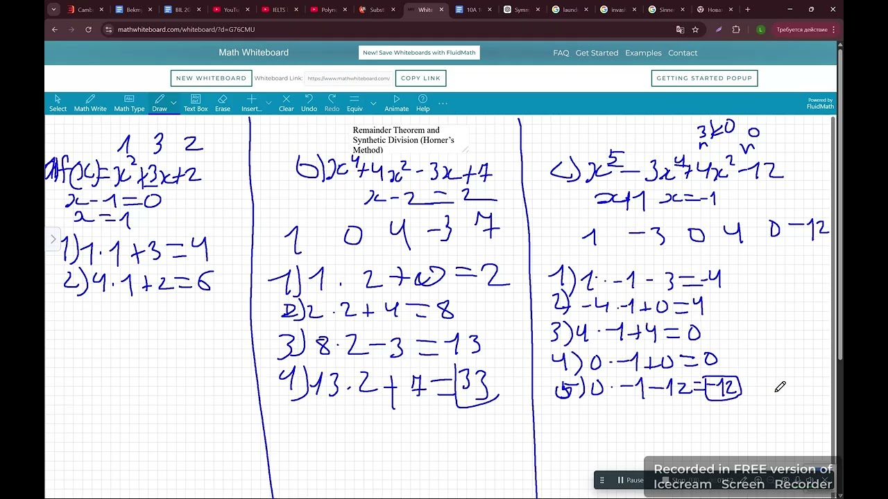 polynomials part 2