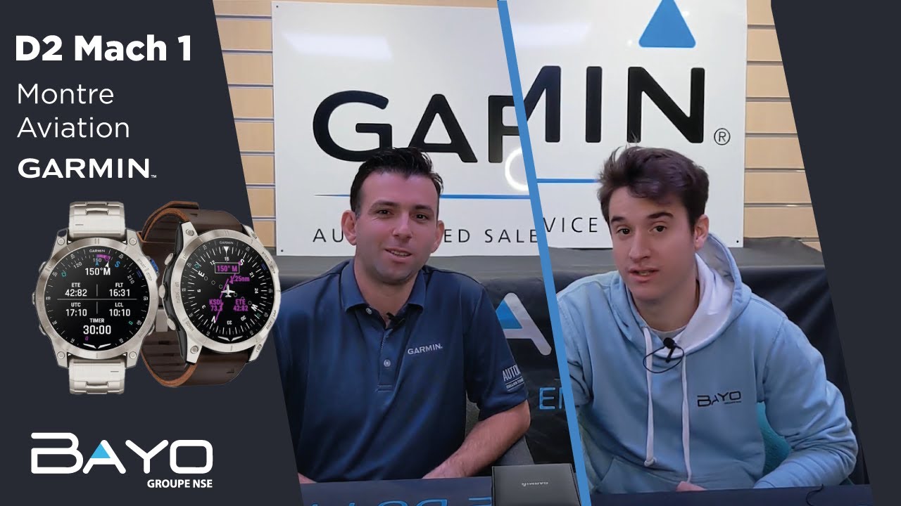 Présentation de la montre d'aviation D2 Mach 1 de Garmin