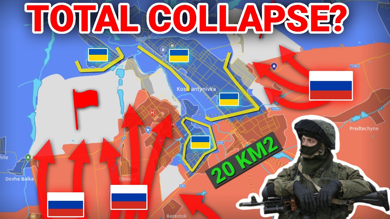 The Battle for Kostyantynivka Reaches a Critical Climax After 20 KM2 Breakthrough [8 June 2026]