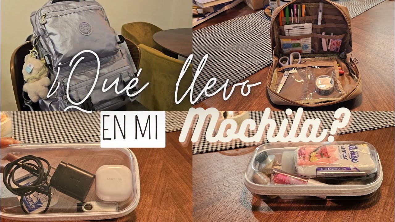 ¿Qué llevo en mi mochila como maestra? 💖🌼 ORGANIZA TU MOCHILA