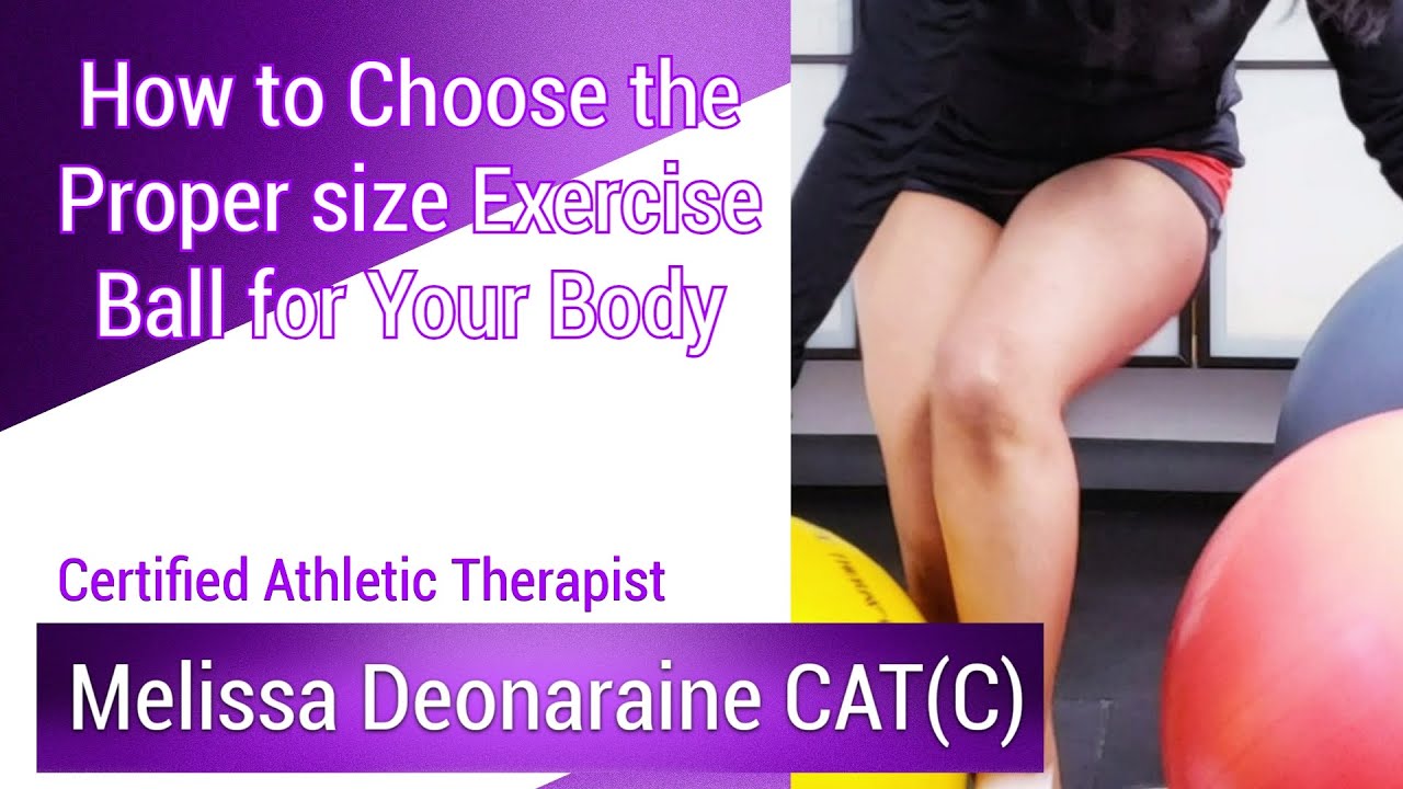 Choosing an Exercise Ball