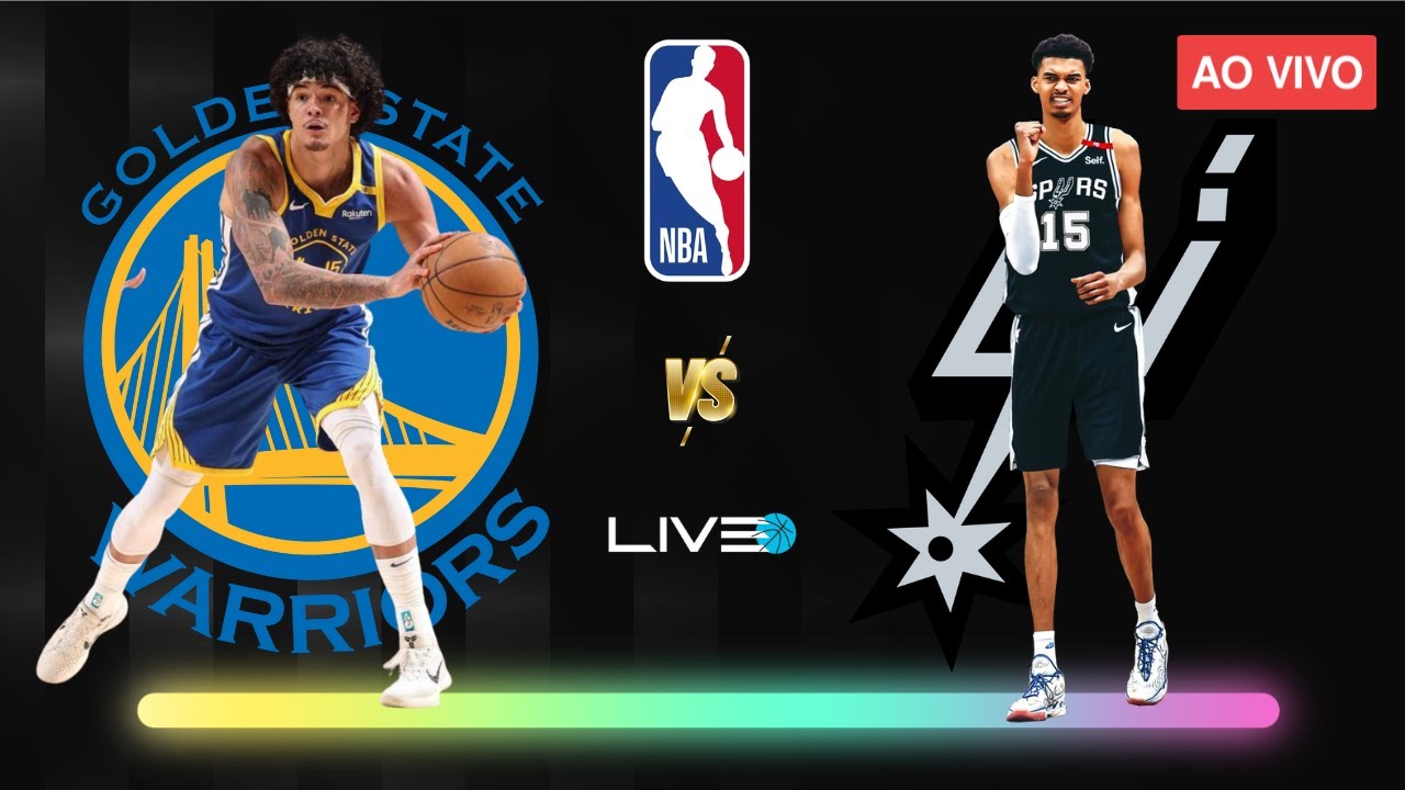 GOLDEN STATE WARRIORS x SAN ANTONIO SPURS - NBA AO VIVO l GUI SANTOS vs WEMBANYAMA