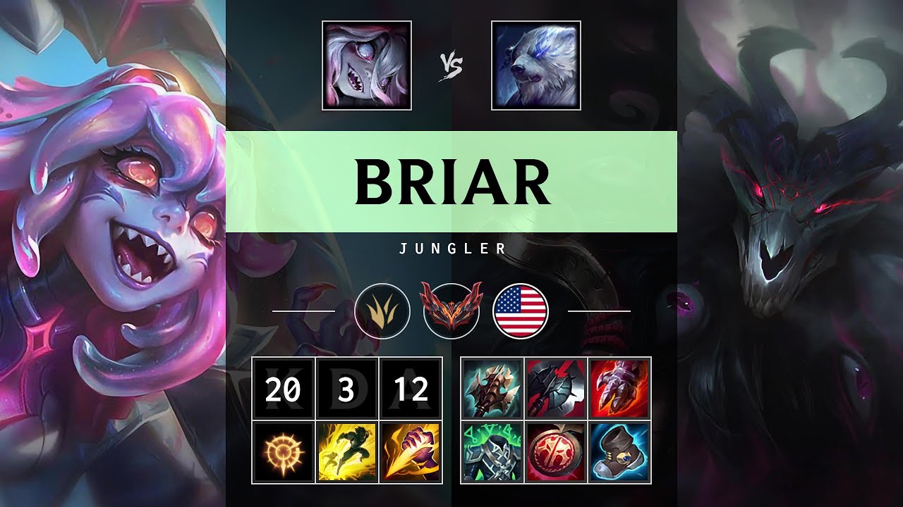 Briar Jungle vs Volibear: Legendary - NA Grandmaster Patch 14.24