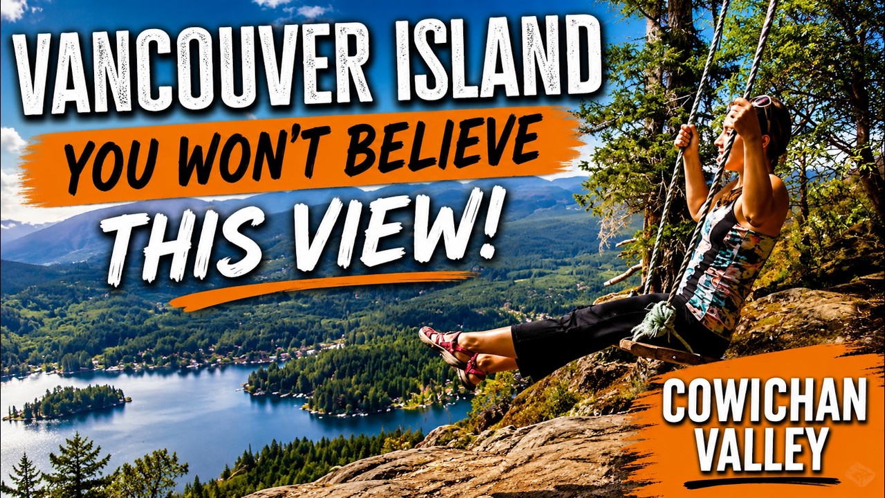Found A Secret Swing. Victoria, BC - A Day Trip to Cowichan Valley Hiking And Biking