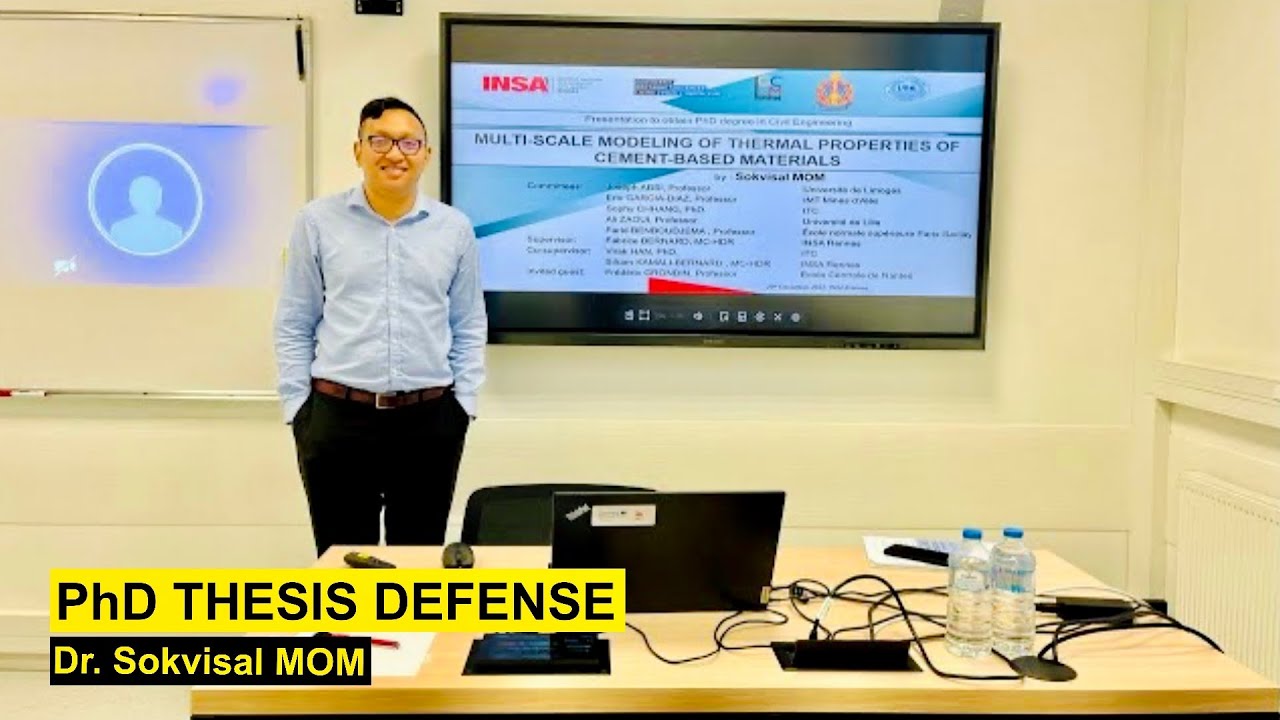 PhD THESIS DEFENSE in France 👨‍🎓 Dr S. Mom