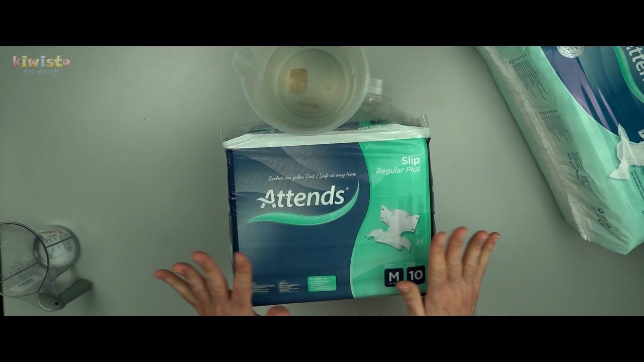 Die fast vergessene Folienwindel - Attends Slip Regular (Plus) im Vergleich | kiwisto Clips