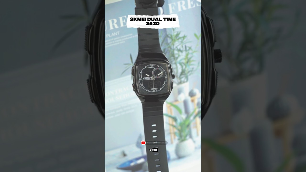 SKMEI 2530- Review Jam Tangan Dual Time Analog Original (Waktushop Indonesia)