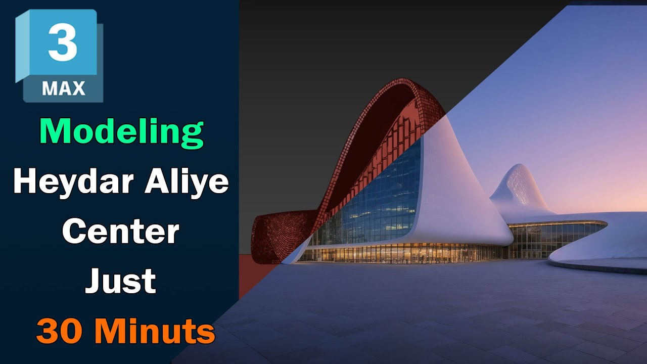 Parametric Modeling of Zaha Hadid's Art Center in 3ds Max