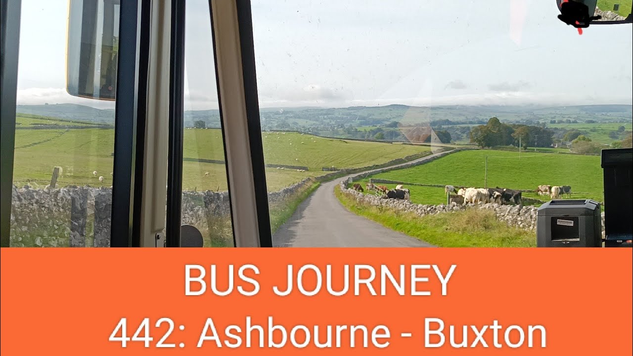 🇬🇧 BUS JOURNEY (TIMELAPSE) | High Peak 442: Ashbourne - Buxton