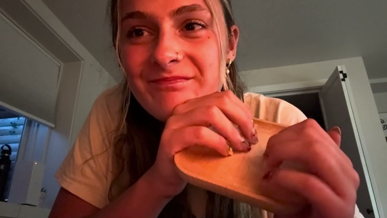 lofi sleepy ASMR 💤 wood tapping, mouth sounds, hand movements