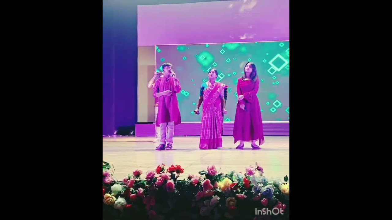 Amar hiyar majhe lukie chhile# Rabindra sangeet #78th foundation day @topfan