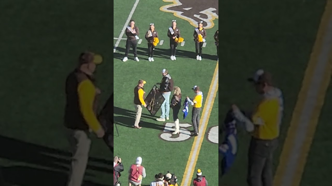 #17 Josh Allen honored with Wyoming Cowboy Football #17JerseyRetirement #TheTALKSHOP 11.22.2025