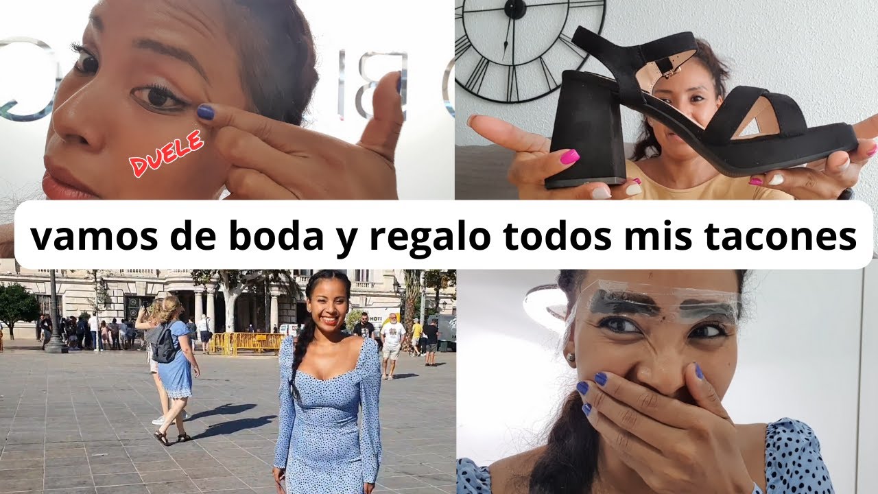 Regalo todos mis tacones! voy a una boda ! vlogmas
