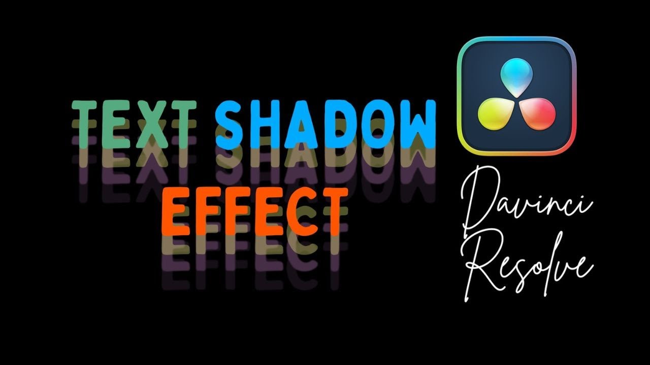 Text Shadow Effect in Davinci Resolve | Drop Shadow Node Tutorial