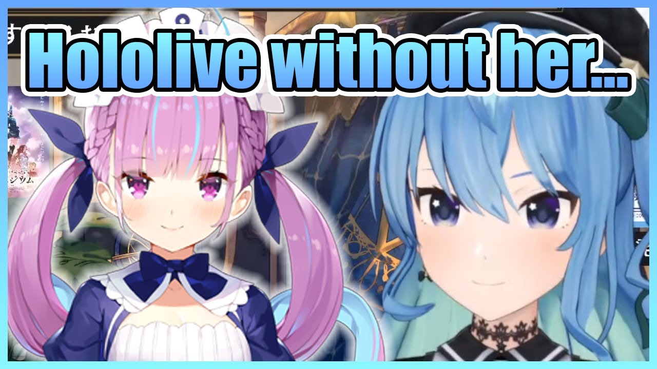 Suisei Can't Imagine Hololive's Future Without Aqua【Hololive】