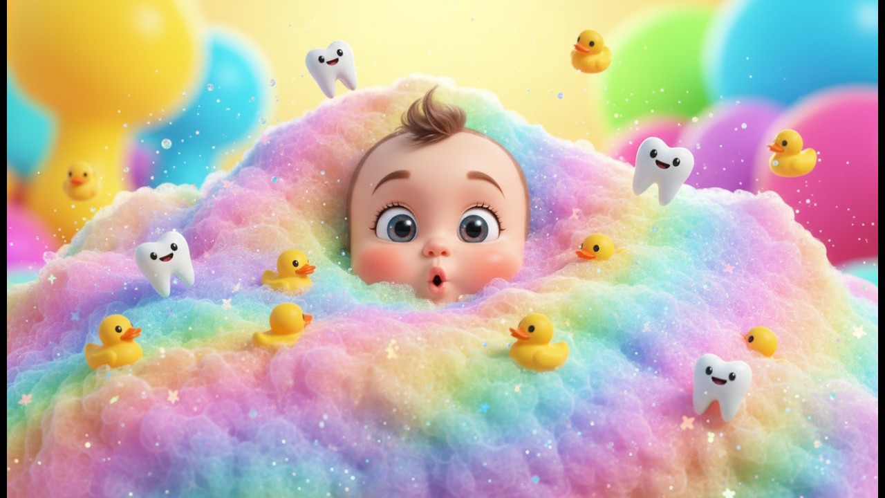 Пузырьки в ванне 🫧🛀🚿 | Мультфильм для детей и весёлое купание